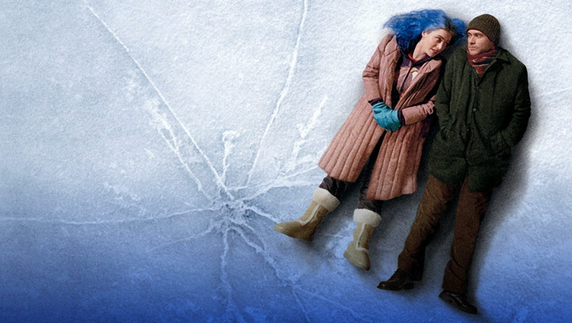 Eternal Sunshine of the Spotless Mind filmi afişi, hafıza ve aşk arasındaki ilişkiyi keşfeden yaratıcı bir drama filmi.